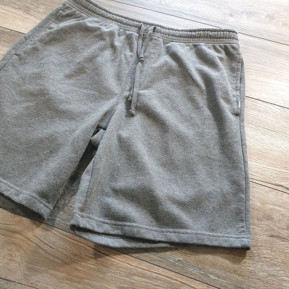 Eddie Bauer Men Gray Lounge Shorts L Casual Wear Work Out Athletic Sport Elastic - Picture 2 of 6